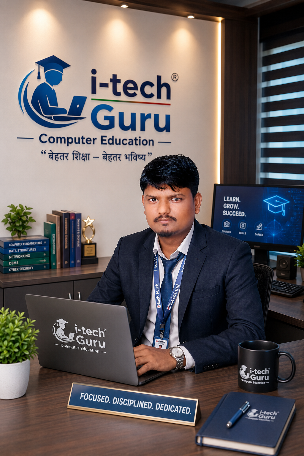 manoj sir image branch manager of i-tech guru computer education nawaganv branch