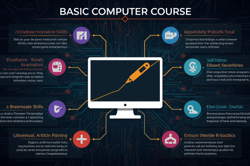 BCC Basic Computer Course training at I.T. Guru / I-tech Guru Computer Education Surat